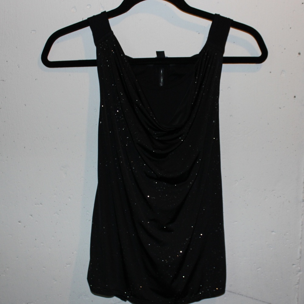 Black Sparkly Rock & Republic Shirt